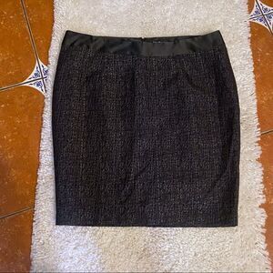 Lane Bryant Shimmery Skirt Size 18 Black